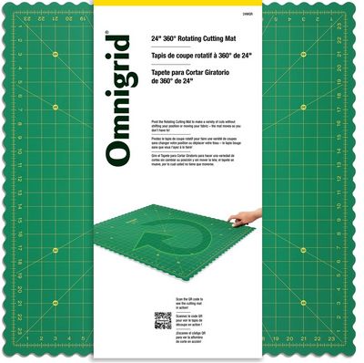 Brewer Sewing - Omnigrid Square Rotate Cut Mat 360, 24 in