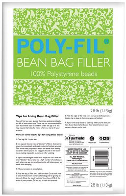 2.5 Pound Refill Bag Fills 2 Cubic feet Fairfield Poly-Fil Bean Bag Filler