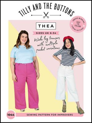 Thea Trousers Pattern - Tilly And The Buttons Thea Trousers Pattern - Tilly And The Buttons