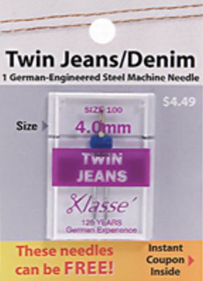 Klasse Needle Twin Jeans 4.0/100 Package of 5 Card