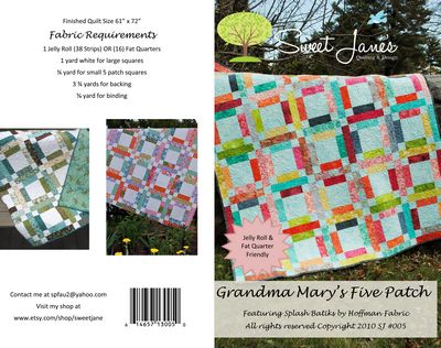 Brewer Sewing - Grandma Mary's Five Patch