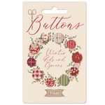 Creating Memories Winter Btn 5pc 10mm and 12mm